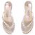 Sandali Jimmy Choo in pelle argentati con strass Argento - vista 4
