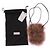 Borsa Yves Salomon Feather Marrone - vista 3