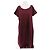 Abito Eres in cotone bordeaux Rosso