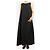 Autre Marque Maxikleid aus Baumwolle in Schwarz - Größe L - Ansicht 3
