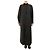 Autre Marque Maxi-Hemdenkleid schwarz - Größe UK 12