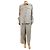 Marni Completo con camicia e pantaloni in lana a quadri grigi - taglia UK 16 Grigio