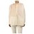 Autre Marque Blusa de algodão creme - tamanho S Cru