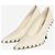 Valentino Cream Rockstud Leder Pumps - Größe EU 37 Roh - Ansicht 2