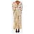 Isabel Marant Midi-Kleid in Creme mit Scribble-Print - Größe UK 6 Roh - Ansicht 2