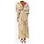 Isabel Marant Midi-Kleid in Creme mit Scribble-Print - Größe UK 6 Roh - Ansicht 4