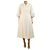 Autre Marque Vestido midi de algodón blanco - talla UK 16