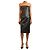 Ralph Lauren Schwarzes Lederkleid - Größe UK 12