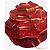 Judith Leiber Clutch a forma di rosa decorata con cristalli rossi Rosso - vista 3