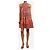 Ulla Johnson Rotes ärmelloses Mini-Kleid mit Print - Größe UK 2 - Ansicht 3