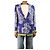 Etro Blazer mit blauem Blumenprint - Größe UK 6
