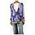 Etro Blazer mit blauem Blumenprint - Größe UK 6 - Ansicht 4