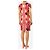 Emilio Pucci Vestido estampado rosa con cinturón - talla UK 10 - vista 2