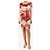Emilio Pucci Vestido estampado rosa con cinturón - talla UK 10 - vista 3