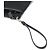 Clutch in nylon e pelle Saffiano Prada Nero - vista 5