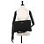 Clutch in nylon e pelle Saffiano Prada Nero - vista 9