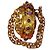 Collana Chanel Reliquaire placcata oro con smeraldo D'oro Verde - vista 2