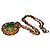 Collana Chanel Reliquaire placcata oro con smeraldo D'oro Verde - vista 3