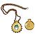 Collana Chanel Reliquaire placcata oro con smeraldo D'oro Verde - vista 6