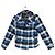 Autre Marque Fidelity by Gerald & Stewart Karierter Pea Coat Blau/Schwarz