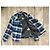 Autre Marque Fidelity by Gerald & Stewart Karierter Pea Coat Blau/Schwarz - Ansicht 5