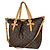 Borsa Louis Vuitton Palermo GM Marrone
