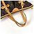 Borsa Louis Vuitton Palermo GM Marrone - vista 6