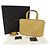 Bulgari Borsa in scamosciato Bvlgari beige - vista 6