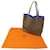 Hermès Hermes Double Sens 45 Handtasche Blau Taupe  - Ansicht 9