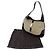 Borsa a Spalla Gucci Jackie Canvas Nero Beige - vista 7