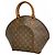 Borsa Louis Vuitton Monogram Ellipse MM Marrone