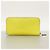 Cartera larga Azap Hermès en piel Epsom Lime Dorado - vista 8