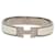 Pulseira Hermès Clic H em esmalte branco estreito PM  - vista 1
