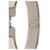 Pulseira Hermès Clic H em esmalte branco estreito PM  - vista 4