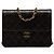 Chanel Black Small CC Quilted Lambskin Single Flap Nero