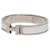 Hermès White Narrow Enamel Clic H Bracelet GM  - view 2