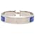 Hermès Blue Narrow Enamel Clic H Bracelet GM  - view 3