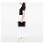 Tote Chanel Black CC Perforated Patent Nero - vista 6