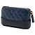 Clutch Chanel Gabrielle Blue Bicolor in pelle di vitello invecchiata con doppia zip e catena Blu navy - vista 2