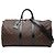 Louis Vuitton Marrone Monogram Macassar Keepall Bandouliere 55