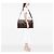 Louis Vuitton Marrone Monogram Macassar Keepall Bandouliere 55 - vista 6