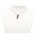 Collana con pendente Trotter Plate in ottone smaltato argento Dior - vista 6