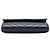 Chanel Blue CC Chevron Lammfell Wallet On Chain mit Nieten Blau Marineblau - Ansicht 3