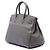 Hermès Gray Clemence Birkin Retourne 35 Marrone Grigio antracite - vista 2