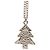 Collana con pendente Chanel Silver CC Brass Tree Argento - vista 3