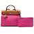 Hermès Pink Toile Herbag Zip 31 Rosa - vista 7