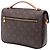 Louis Vuitton Marrón Monogram Pochette Metis Castaño - vista 2
