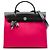 Hermès Pink Toile Herbag Zip 31 Rosa