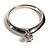 Anello a fascia in platino e diamanti Tiffany & Co. - vista 2