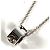 Pendente Louis Vuitton in oro bianco 18K Empreinte Collana Argento
